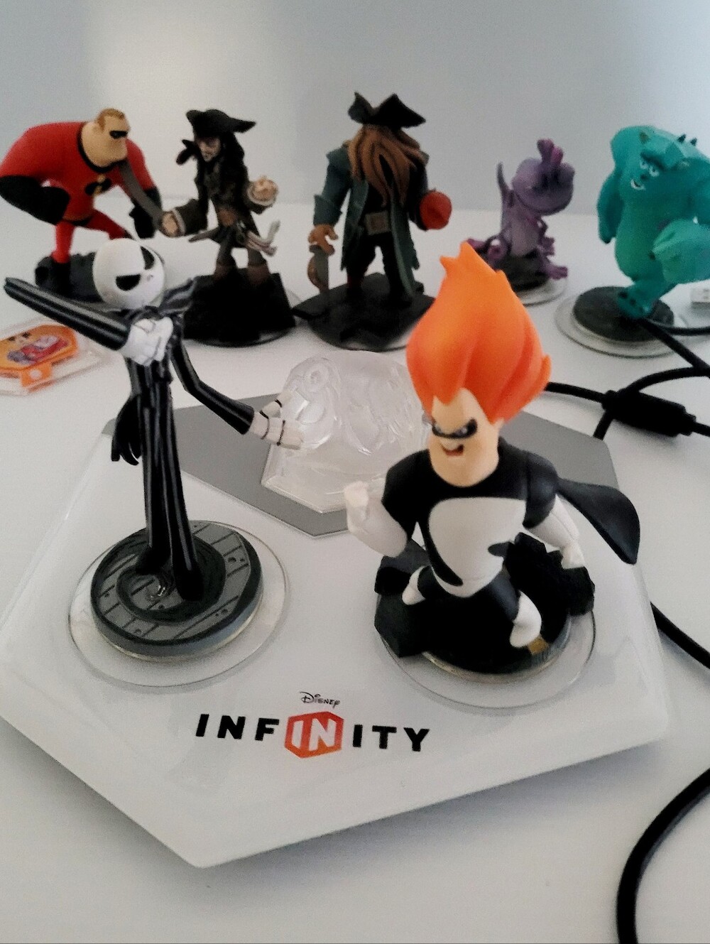 Disney Infinity Figures & Portal Bundle Untested Lot of 8 Jack Skellington